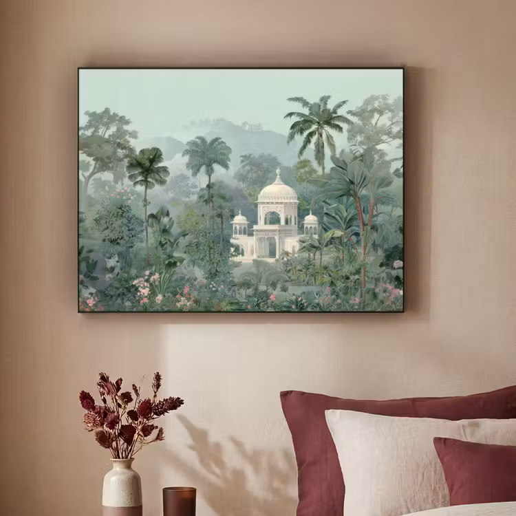 Art Frame - Tropische tuin - Koepelgebouw - Bloemen — 3