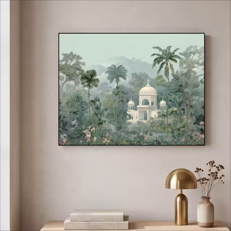 Art Frame - Tropische tuin - Koepelgebouw - Bloemen — 5