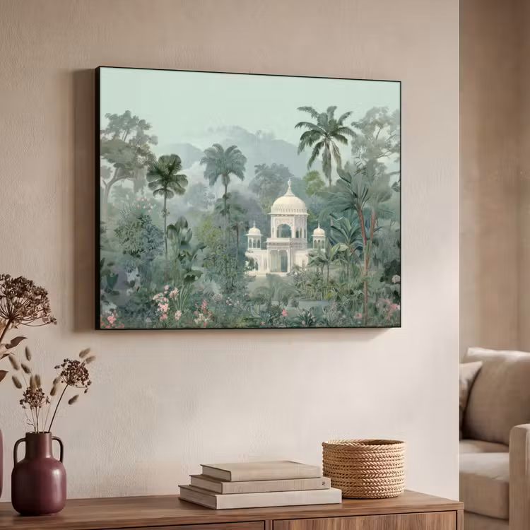 Art Frame - Tropische tuin - Koepelgebouw - Bloemen — 7