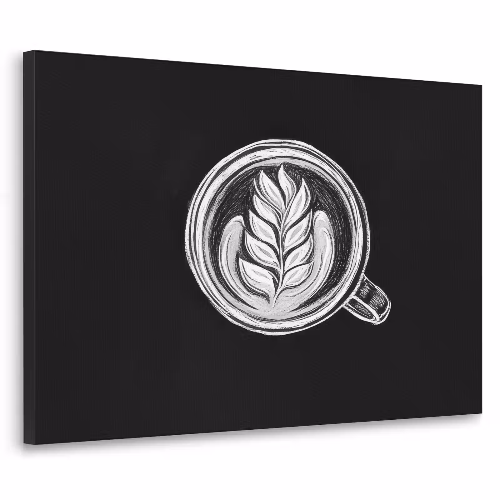 Art Frame - Krijttekening - Koffie - Latte art — 1