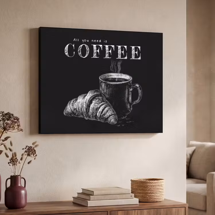 Art Frame - Koffie - Croissant - Tekst — 7