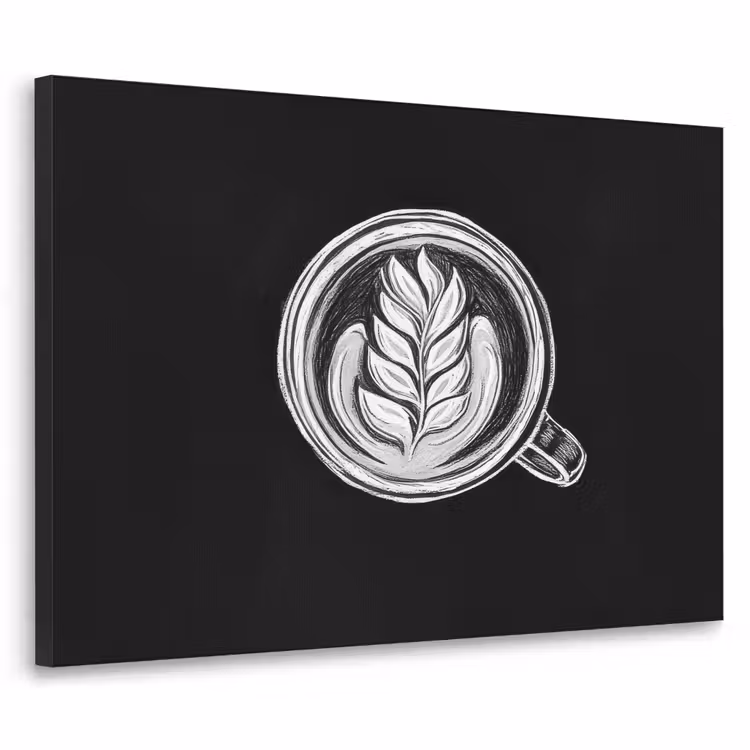Art Frame - Krijttekening - Koffie - Latte art — 1