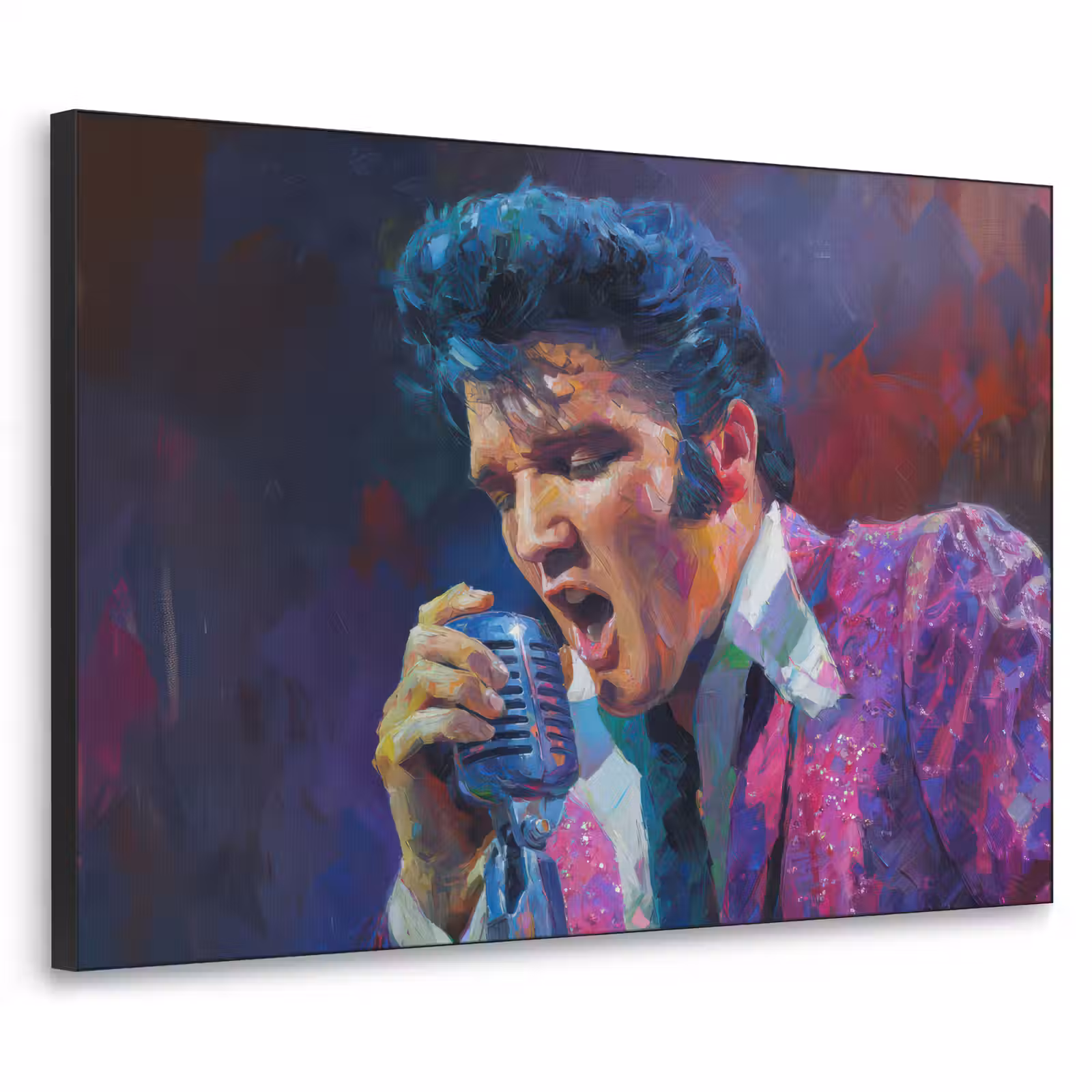 Art Frame - Expressief - Microfoon - Paars — 1