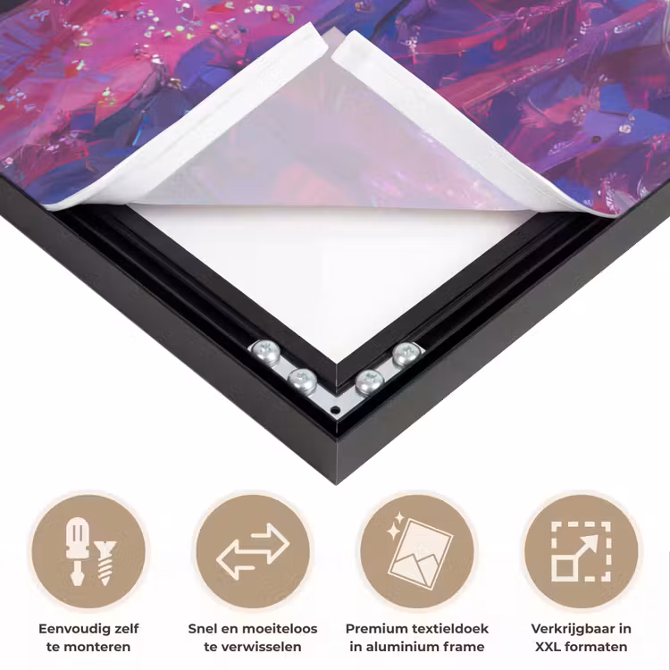 Art Frame - Expressief - Microfoon - Paars — 4