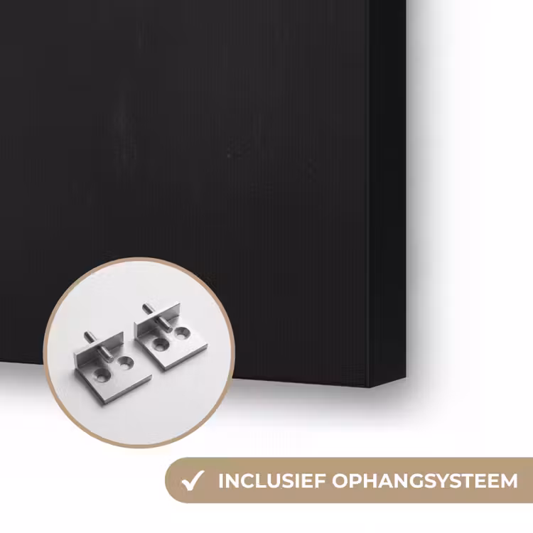 Art Frame - Hamburger - Krijttekst - Zwart - Wit — 6
