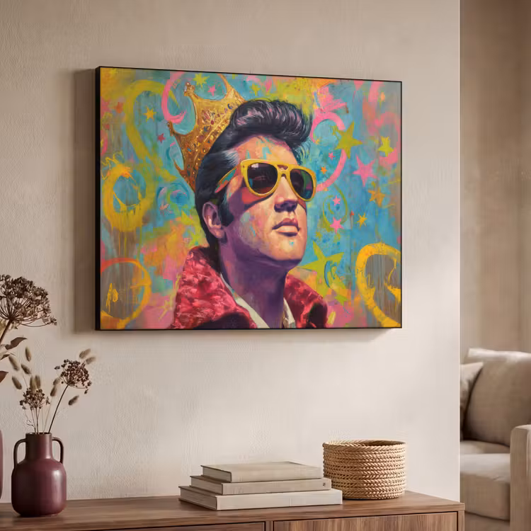 Art Frame - Kleurrijk portret - Kroon - Sterren — 7