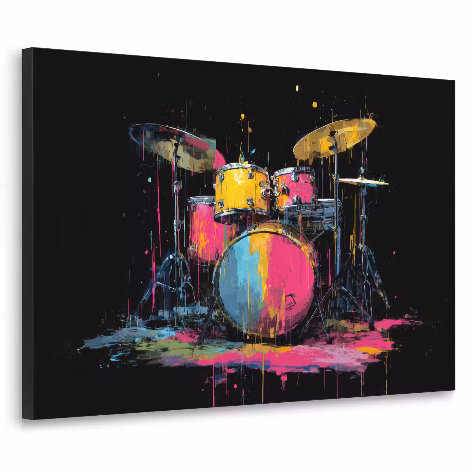 Art Frame - Drumstel - Kleurrijk - Verf - Levendig — 1