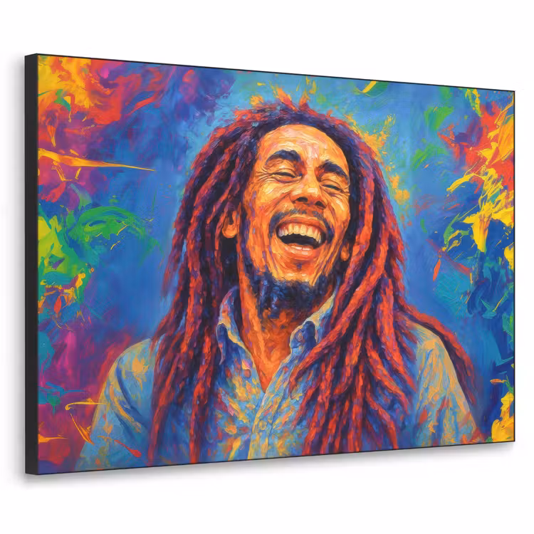 Art Frame - Regenboogkleuren - Man - schilderij — 1