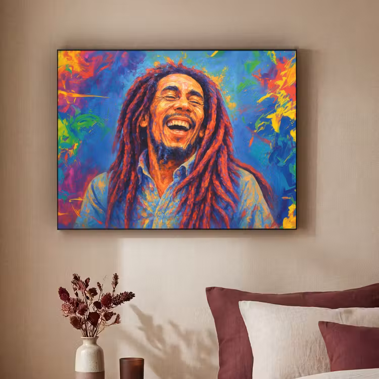 Art Frame - Regenboogkleuren - Man - schilderij — 3
