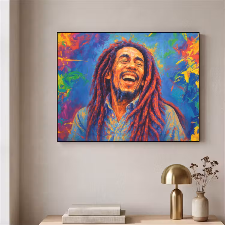 Art Frame - Regenboogkleuren - Man - schilderij — 5