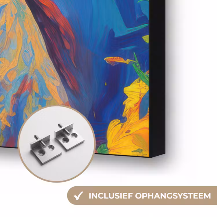Art Frame - Regenboogkleuren - Man - schilderij — 6