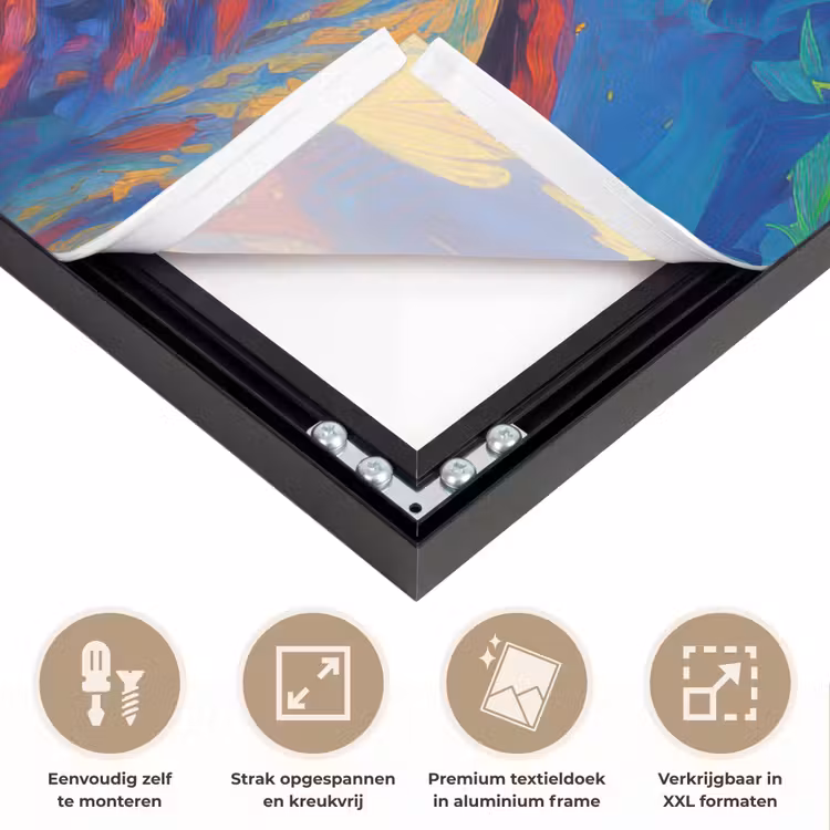 Art Frame - Regenboogkleuren - Man - schilderij — 8