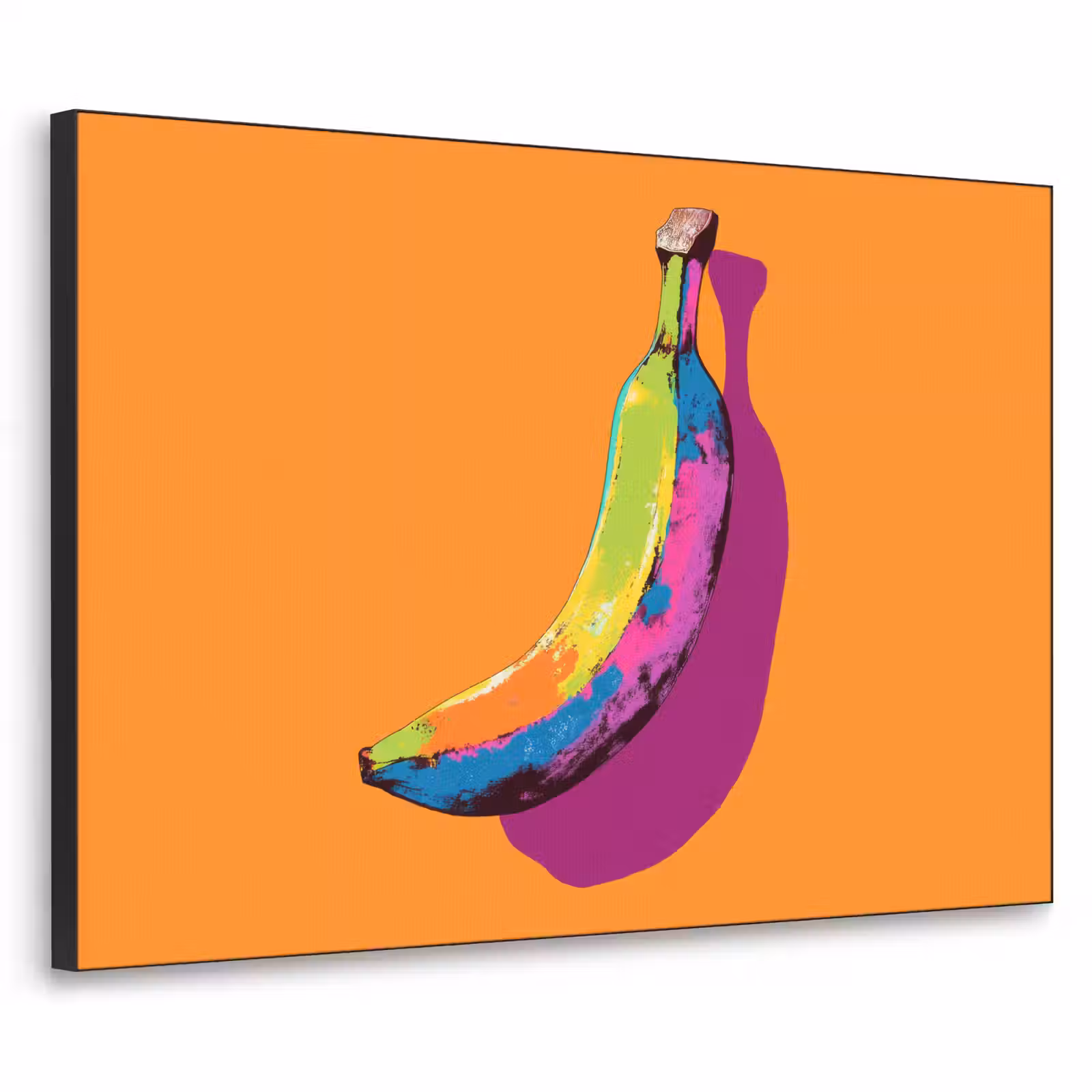 Art Frame - Felle kleuren - Banaan - popart — 1