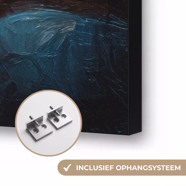 Art Frame - Drumstokken - Olieverf - Man — 6