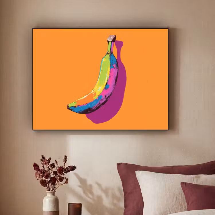 Art Frame - Felle kleuren - Banaan - popart — 3