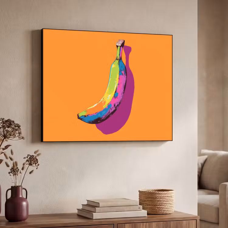 Art Frame - Felle kleuren - Banaan - popart — 7