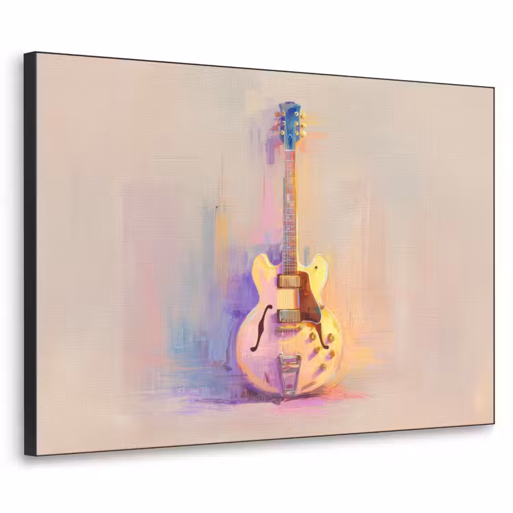 Art Frame - Gitaar - Pastel - Schilderachtig — 1