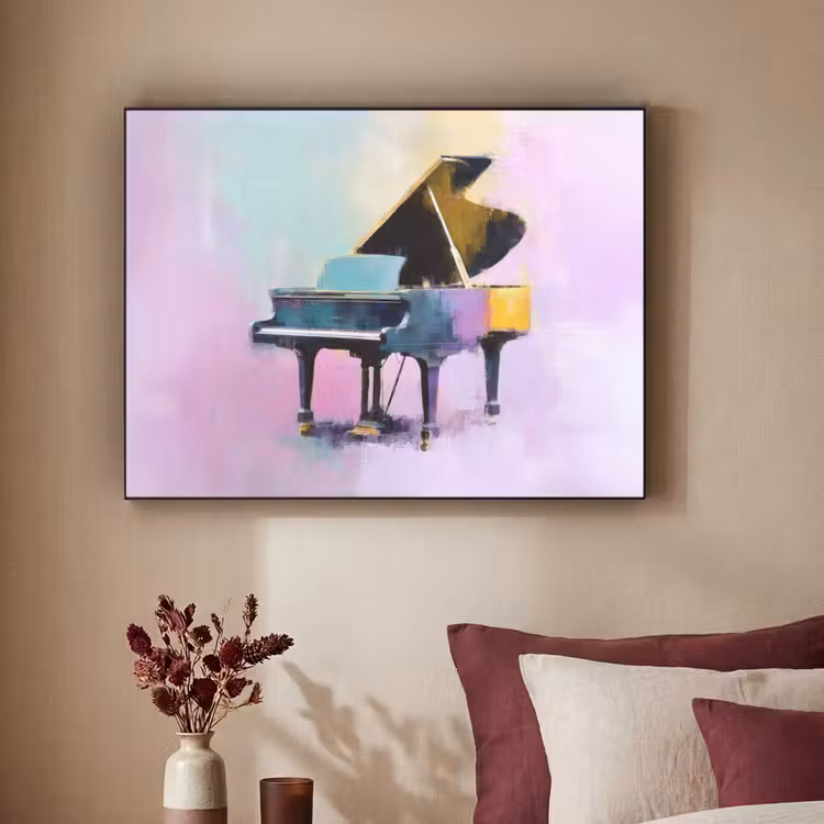 Art Frame - Piano - Pastel - Elegant - Dromerig — 3