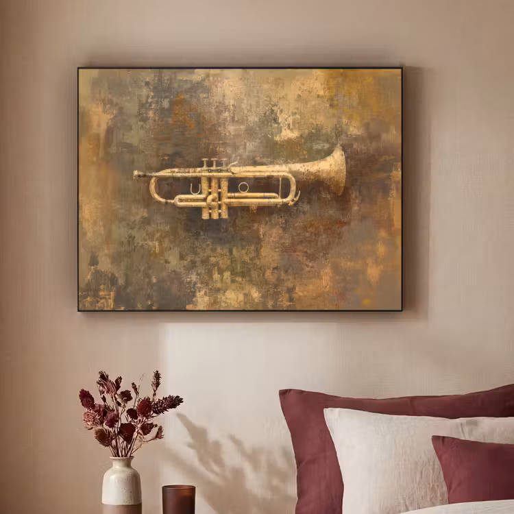 Art Frame - Trompet - Geel - Muzikaal — 3