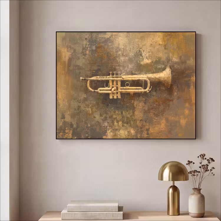 Art Frame - Trompet - Geel - Muzikaal — 5