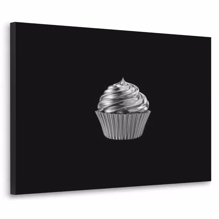 Art Frame - Cupcake - Luxueus - Zilver — 1