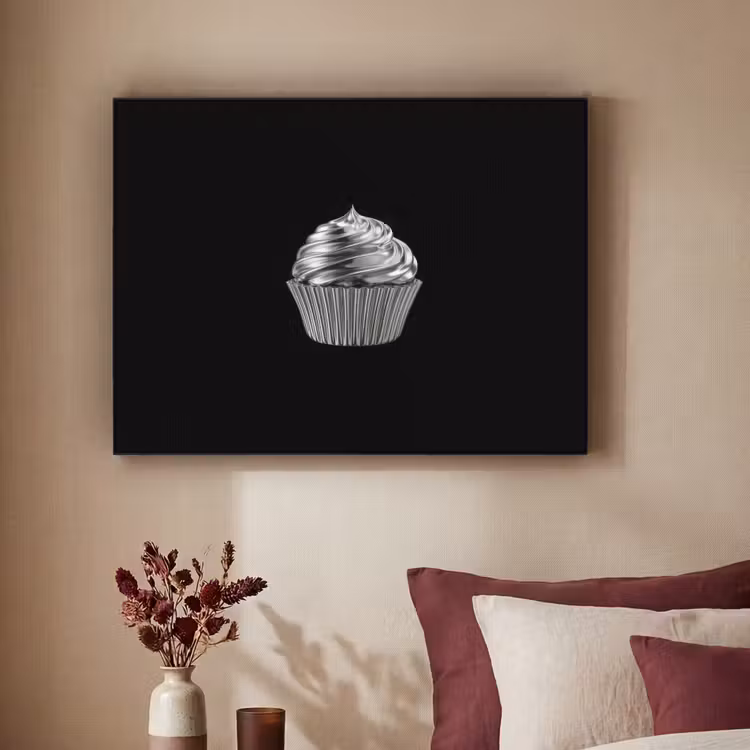 Art Frame - Cupcake - Luxueus - Zilver — 3