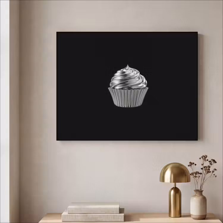 Art Frame - Cupcake - Luxueus - Zilver — 5