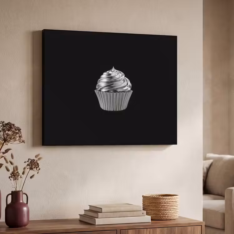 Art Frame - Cupcake - Luxueus - Zilver — 7