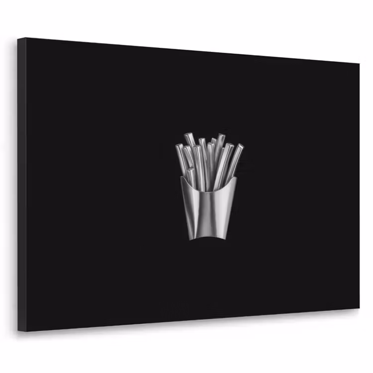 Art Frame - Frietjes - Futuristisch - Zilver — 1