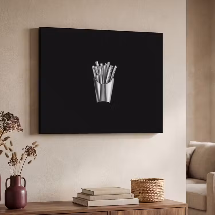Art Frame - Frietjes - Futuristisch - Zilver — 7