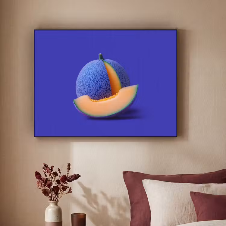 Art Frame - Meloen - Blauw - Oranje - Kunstzinnig — 3
