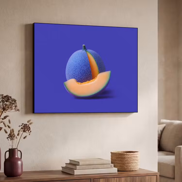 Art Frame - Meloen - Blauw - Oranje - Kunstzinnig — 7