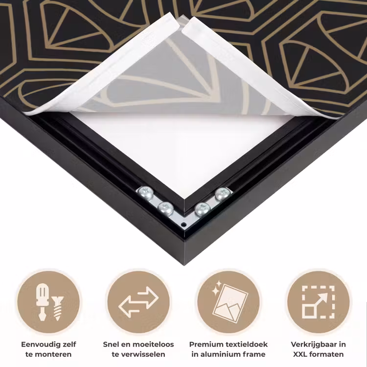 Art Frame - Goud - Zwart - Diamant — 4