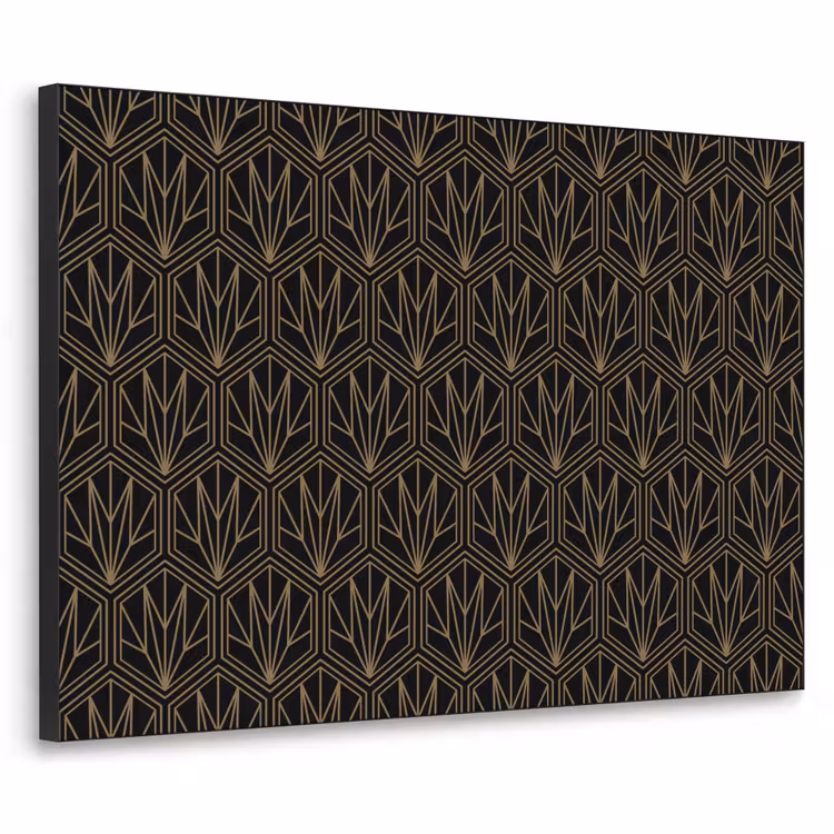 Art Frame - Goud - Zwart - Lijnen — 1