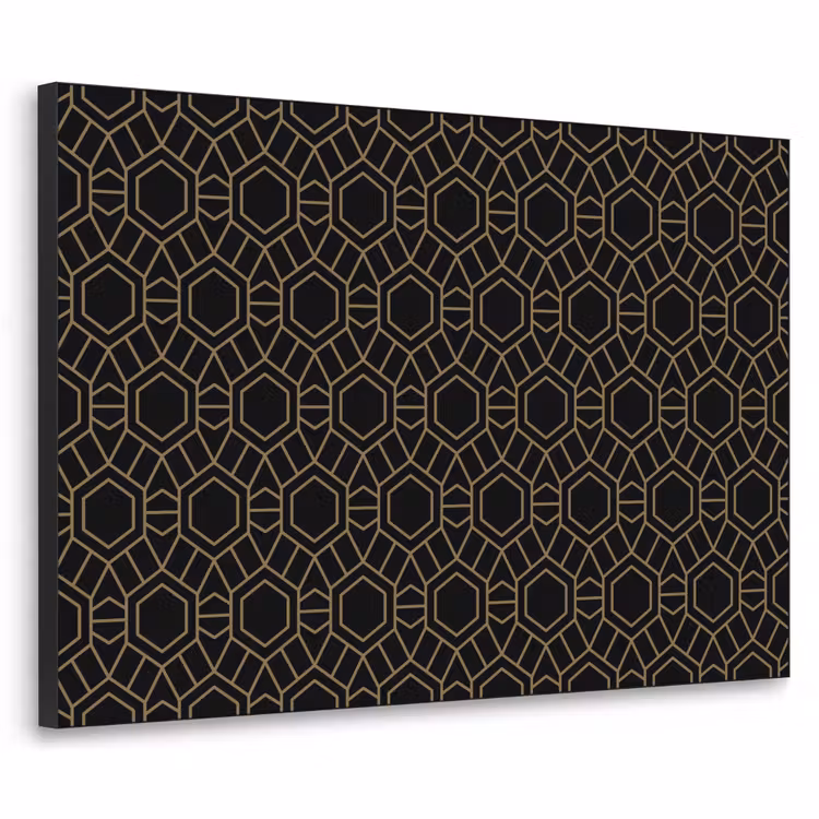 Art Frame - Goud - Zwart - Rozetstructuur — 1
