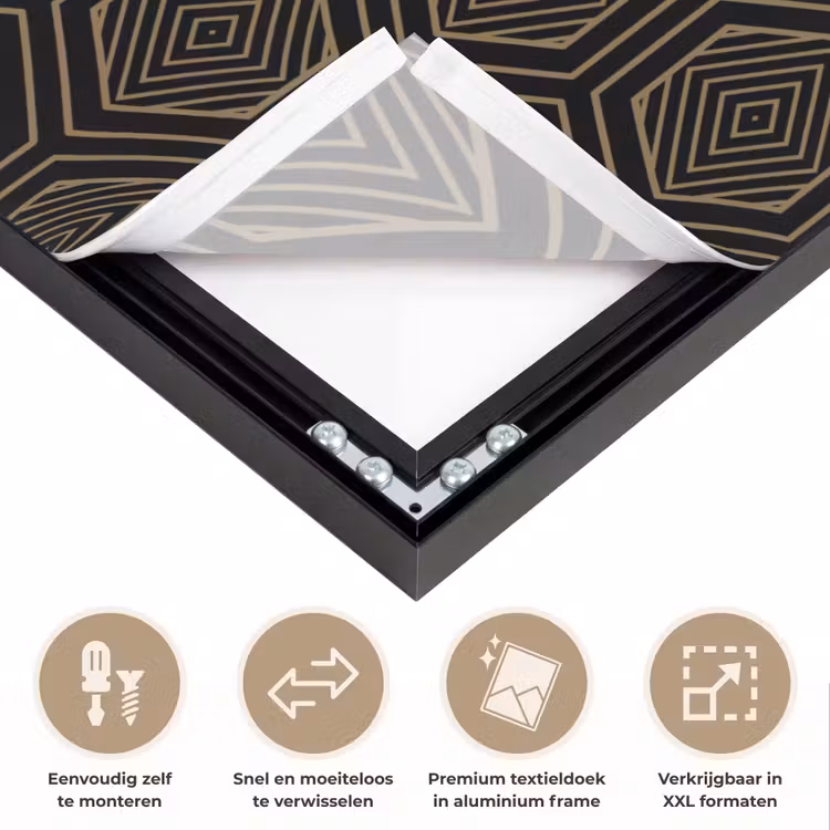 Art Frame - Goud - Zwart - Tunnel — 4