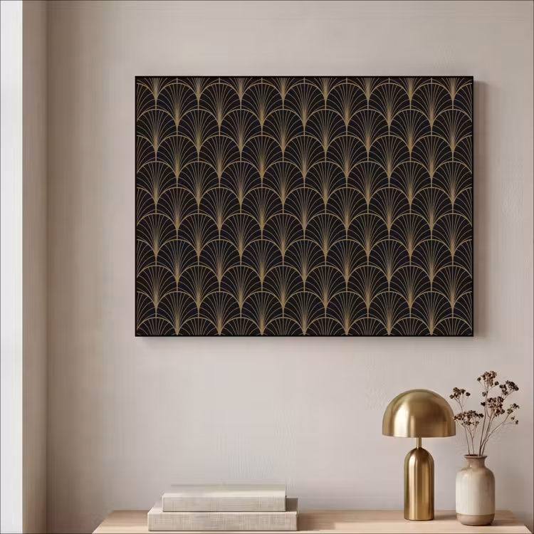 Art Frame - Gouden - Waaiers - Zwart — 5