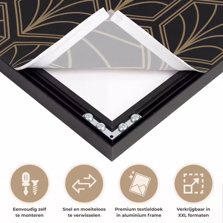 Art Frame - Pijlvorm - Waaier - Goud — 4
