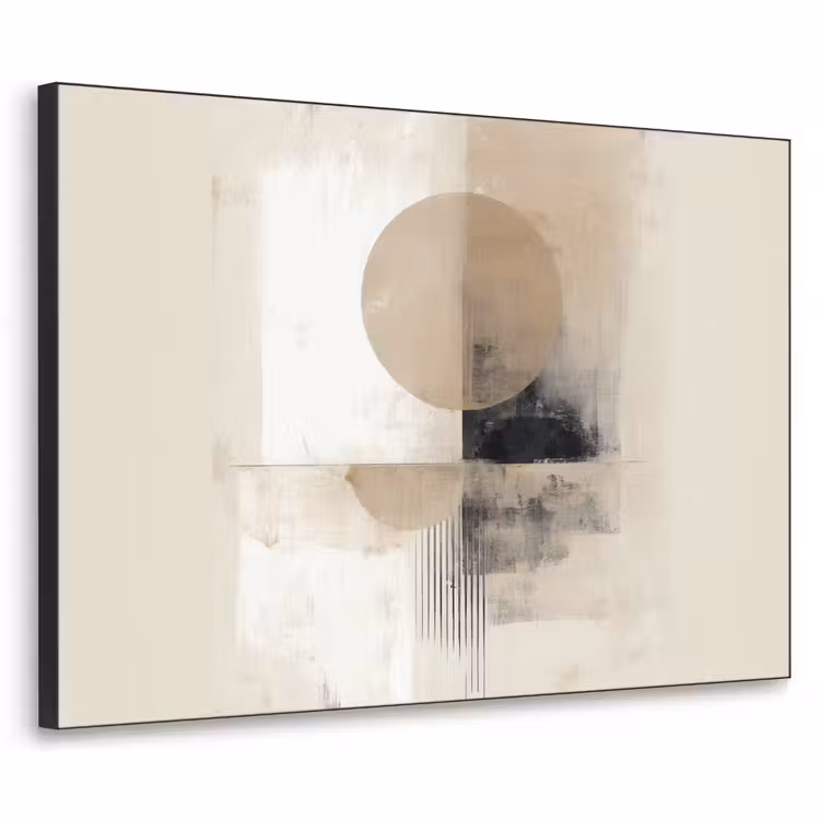 Art Frame - Cirkel - Compositie - Diepte - Beige — 1
