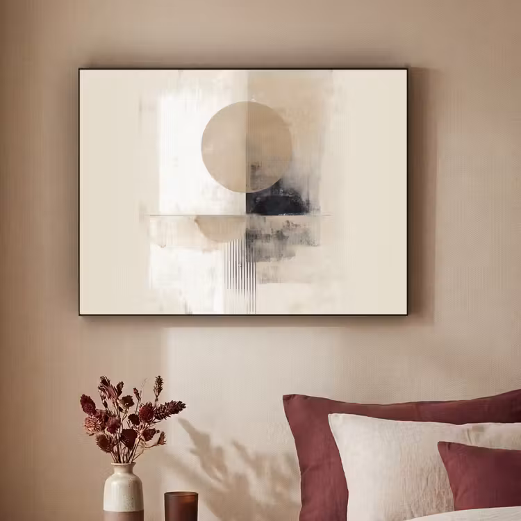 Art Frame - Cirkel - Compositie - Diepte - Beige — 3