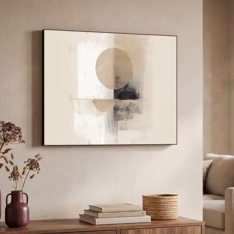 Art Frame - Cirkel - Compositie - Diepte - Beige — 7