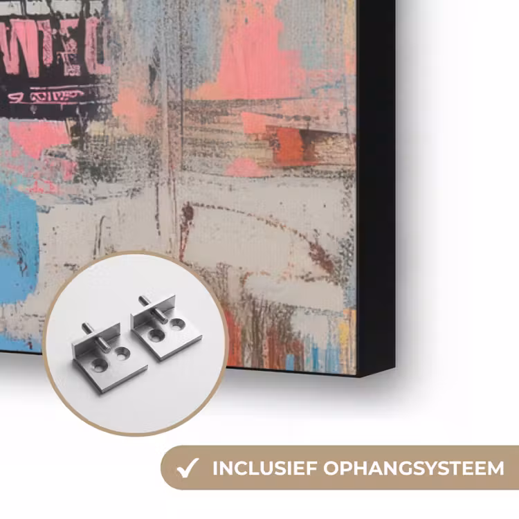 Art Frame - Kauwgom - Vrouw - Penseelstreken - Modern — 6