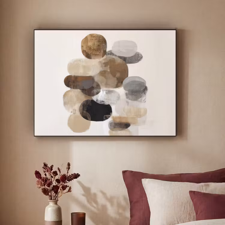 Art Frame - Ovaal - Kleurvlakken - Penseelstreken — 3