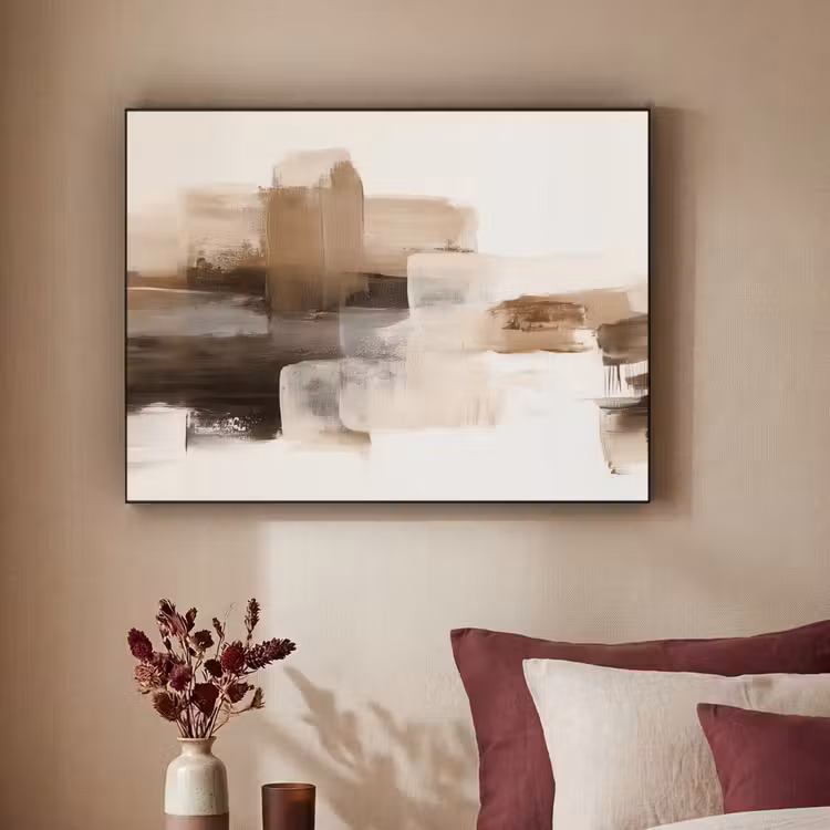 Art Frame - Penseelstreken - Abstract landschap - Rust — 3