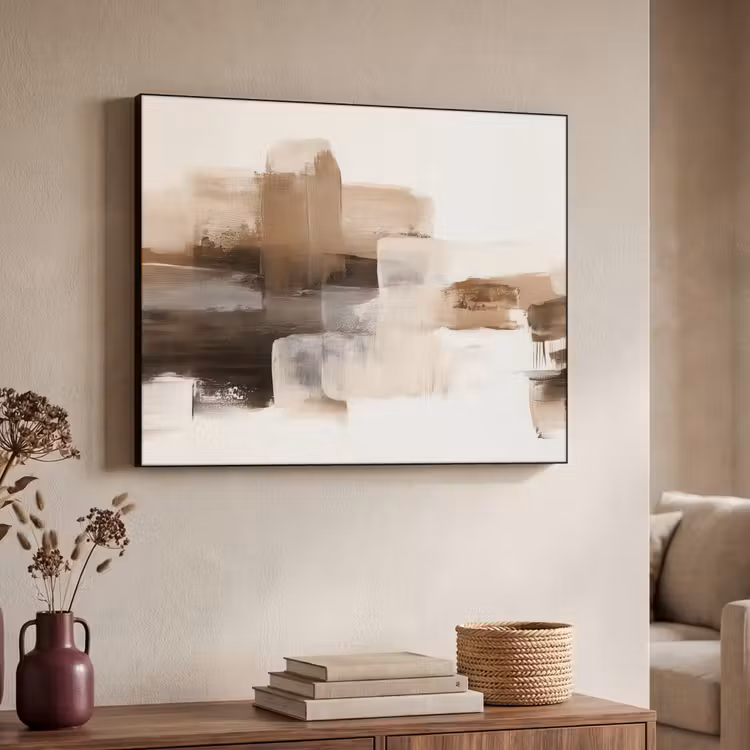 Art Frame - Penseelstreken - Abstract landschap - Rust — 7