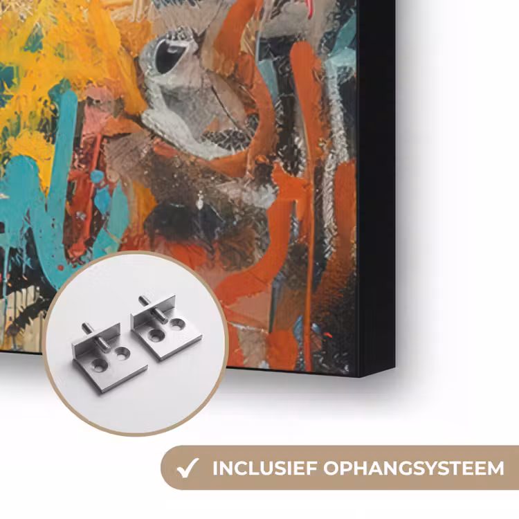 Art Frame - Vrouw - Kauwgom - Graffiti - Love — 6