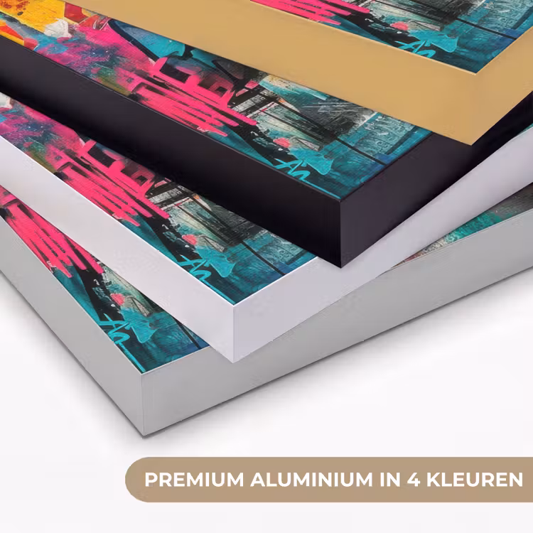 Art Frame - Vrouw - Kauwgom - Graffiti - Neonkleuren — 2
