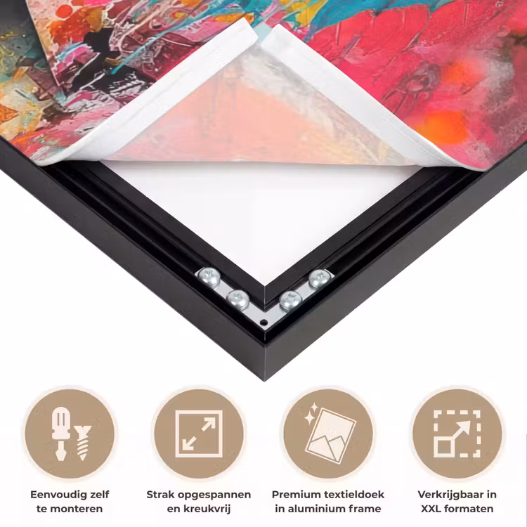 Art Frame - Vrouw - Kauwgom - Graffiti - Neonkleuren — 8