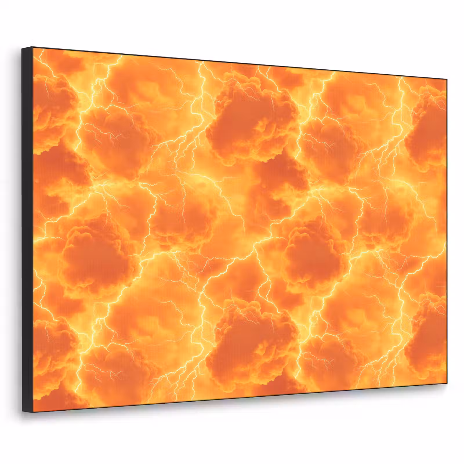 Art Frame - Bliksem - Storm - Oranje — 1