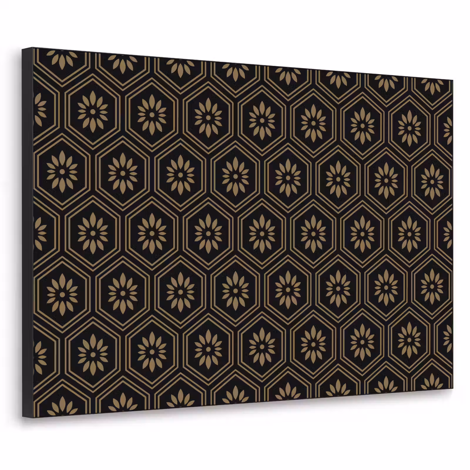 Art Frame - Bloemen - Goud - Hexagon — 1